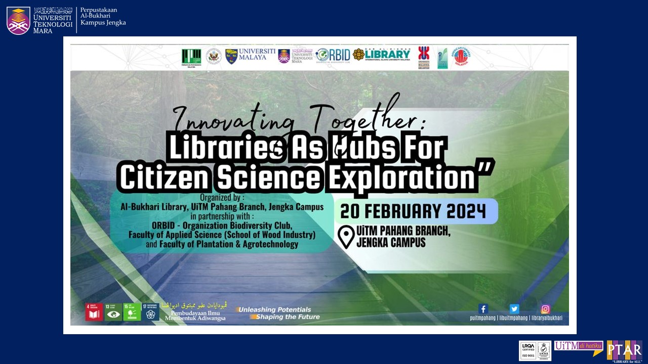 Innovating Together: Libraries as Hubs for Citizen Science Exploration