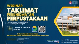 Webinar Taklimat Perkhidmatan Perpustakaan